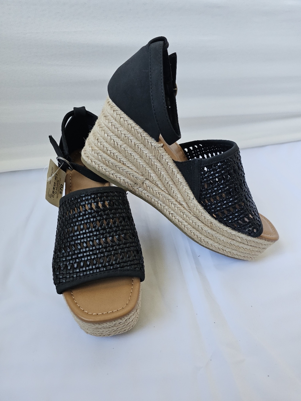 A.N.A. Espadrille Platform Wedge Sandals with Dyed Platform – Size 10 - Picture 2 of 16
